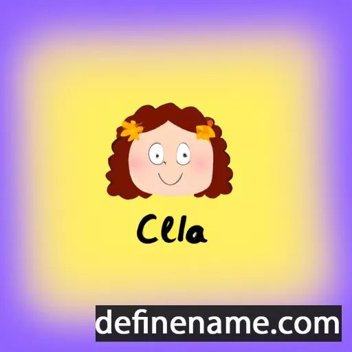 Célia cartoon