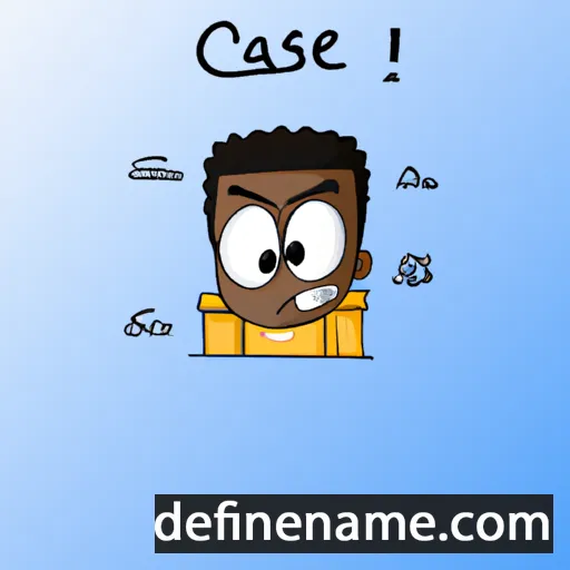 cartoon of the name Césaire