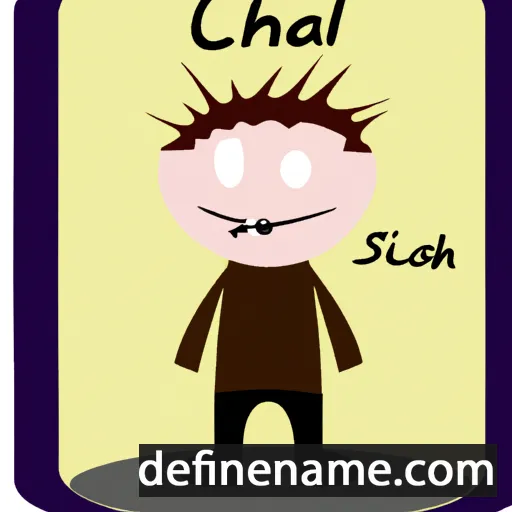 cartoon of the name Ceallach