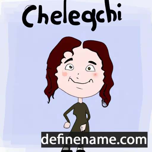 cartoon of the name Ceallagh