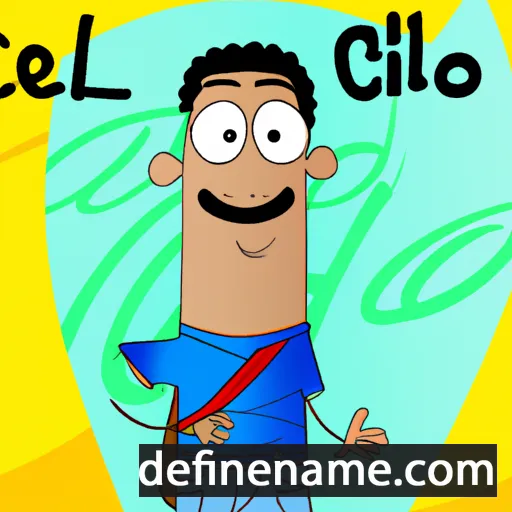 cartoon of the name Celso