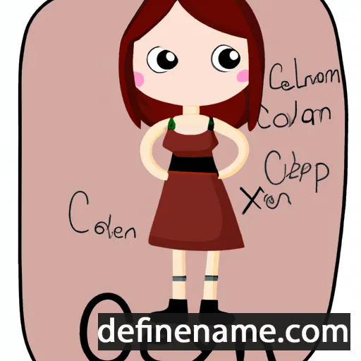 cartoon of the name Celyn