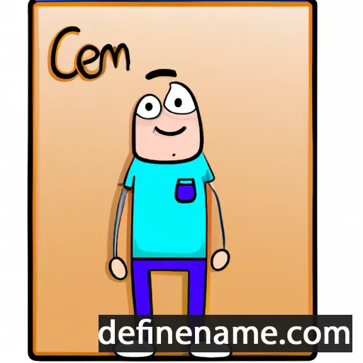 cartoon of the name Cem