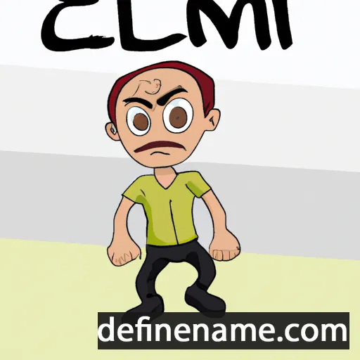 cartoon of the name Cemil