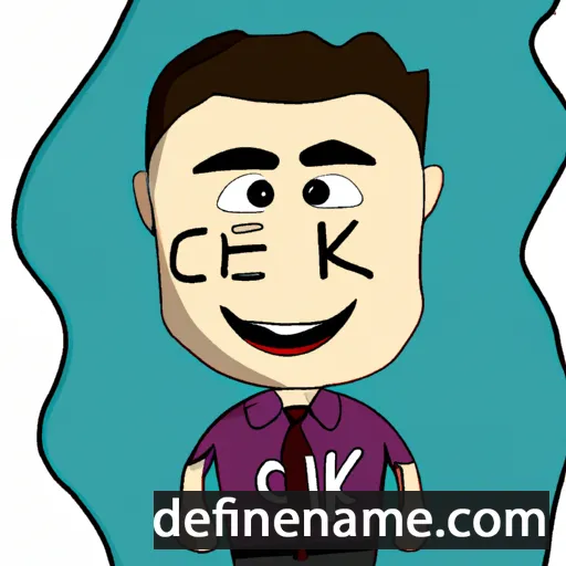 cartoon of the name Cenk