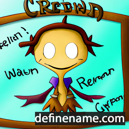 cartoon of the name Cerridwyn