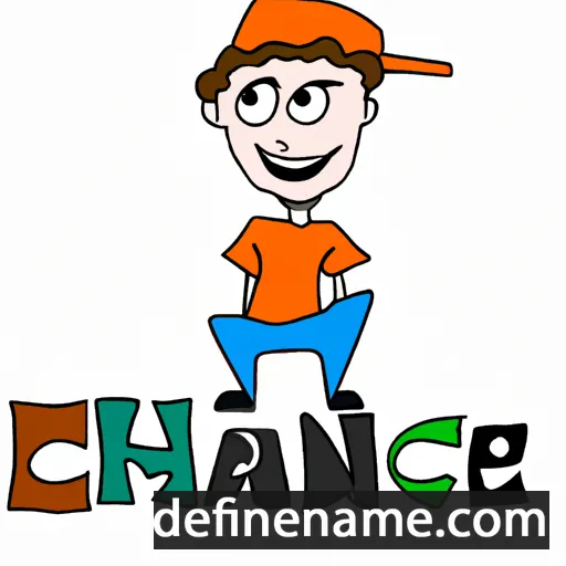 cartoon of the name Chance