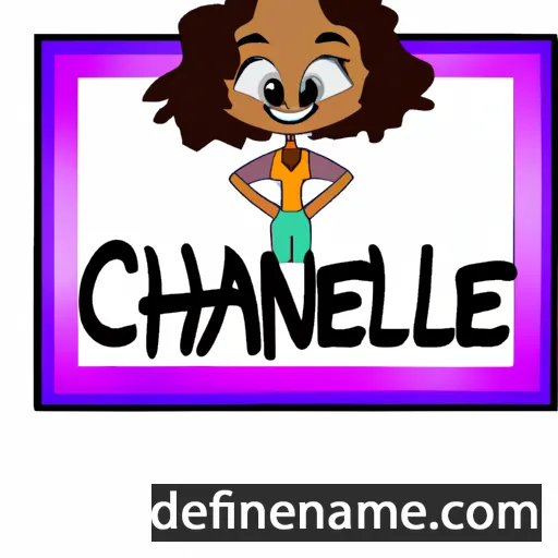 cartoon of the name Chanelle