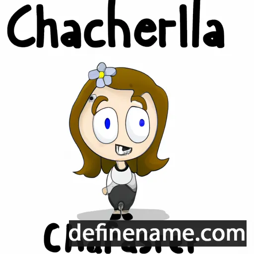 cartoon of the name Chariclea