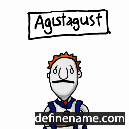 Ásgautur cartoon