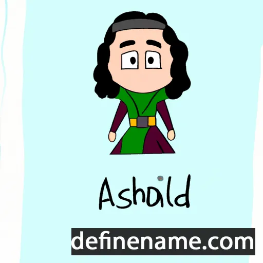 Áshild cartoon