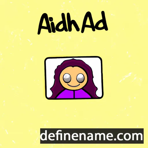 cartoon of the name Áshilda