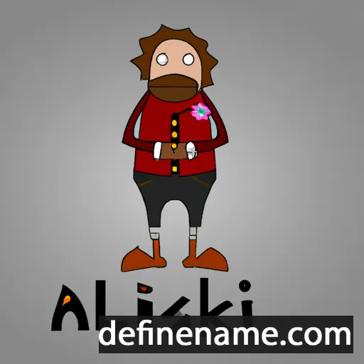 cartoon of the name Áslæikr