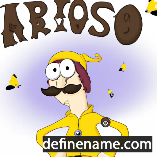 cartoon of the name Ásrós