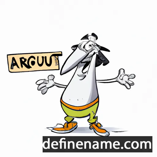 cartoon of the name Artogrul