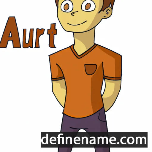 cartoon of the name Artura