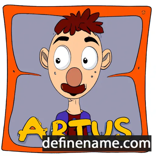 cartoon of the name Artuš