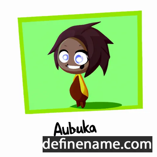 cartoon of the name Arubika