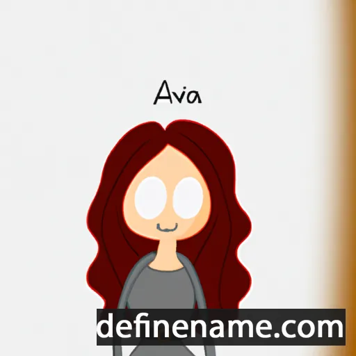 cartoon of the name Arvida