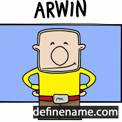 Arwin cartoon