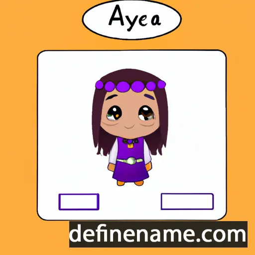 cartoon of the name Aryca