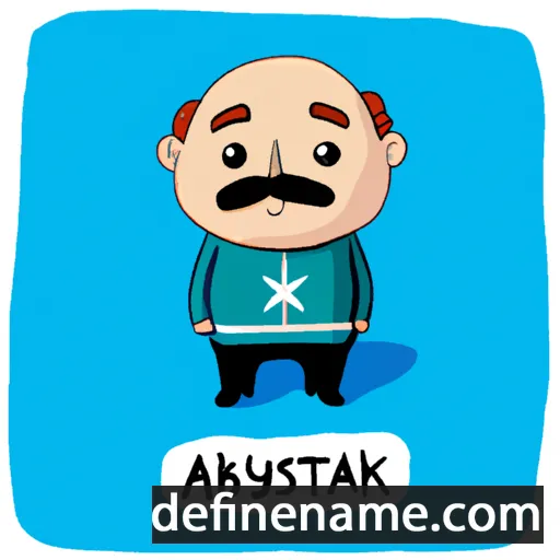 cartoon of the name Arystanbek