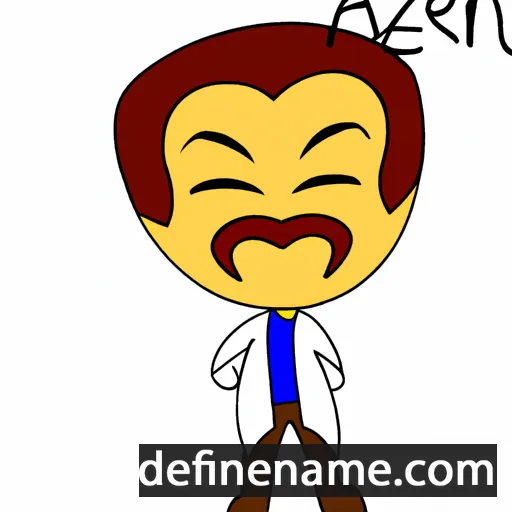 cartoon of the name Arzén