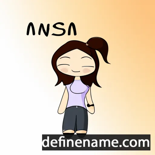 cartoon of the name Asansa