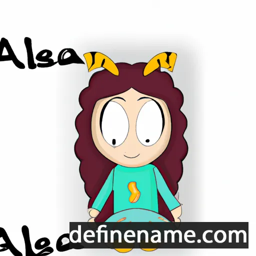 cartoon of the name Asella