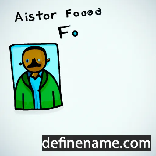 cartoon of the name Asford