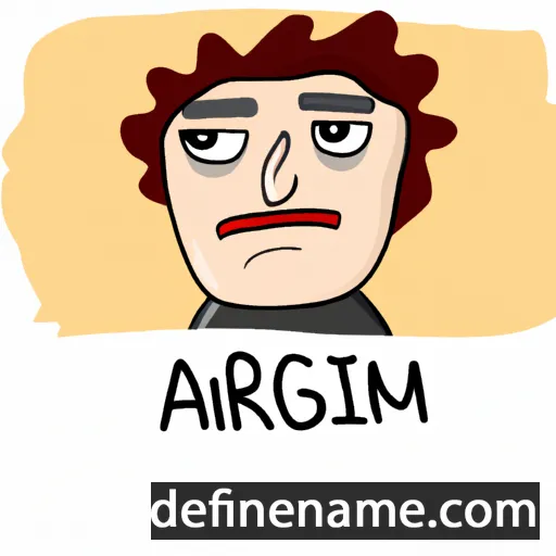 cartoon of the name Asgrim