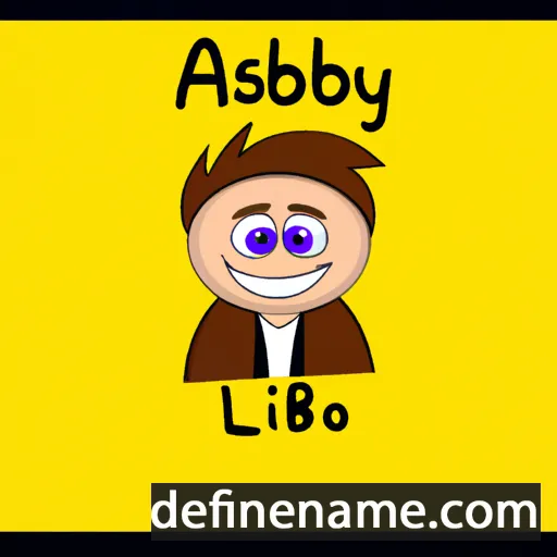 cartoon of the name Ashby