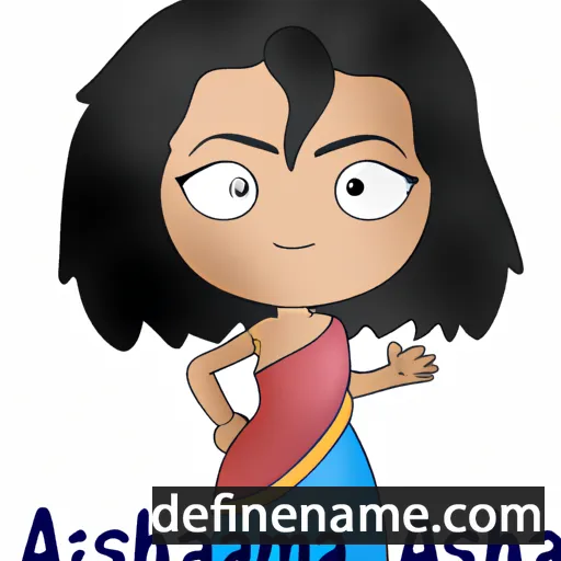 cartoon of the name Ashima