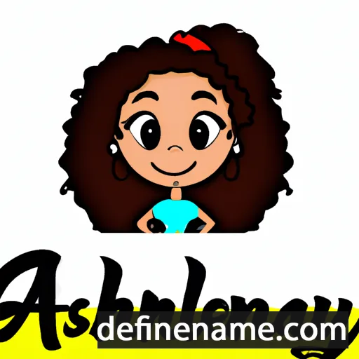 cartoon of the name Ashleyanna