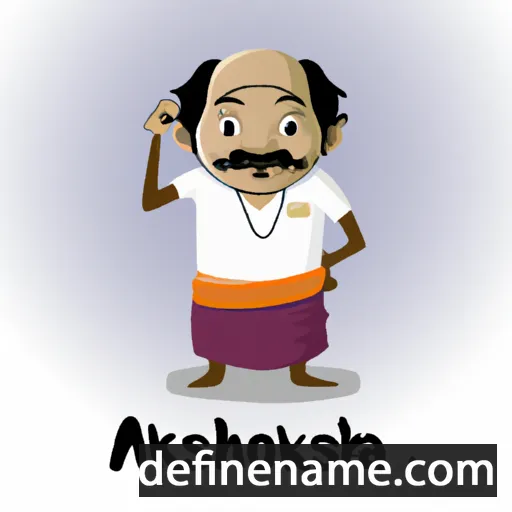 cartoon of the name Ashokananda