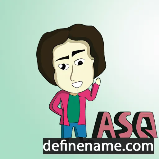 cartoon of the name Asiaq