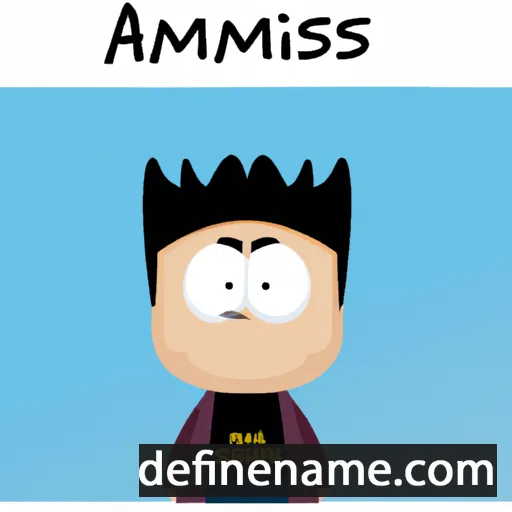 cartoon of the name Asimakis