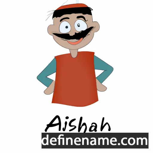 cartoon of the name Askhal