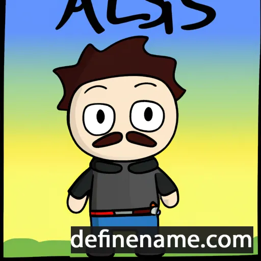 Aslaís cartoon