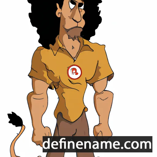 cartoon of the name Aslan-xan