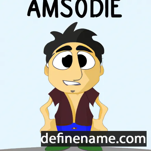 cartoon of the name Asmodej