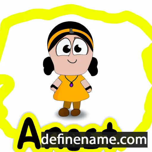 cartoon of the name Asnat