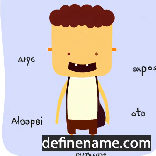 cartoon of the name Aspasios