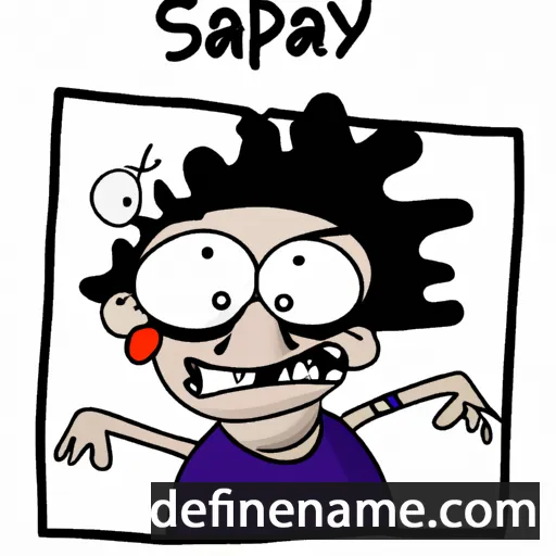 cartoon of the name Aspazy