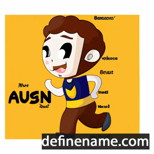 cartoon of the name Asrun