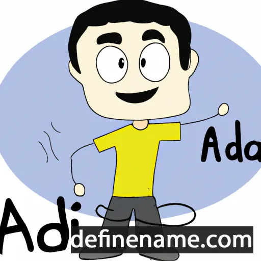 cartoon of the name Assaad