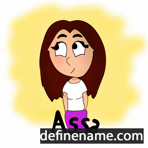 cartoon of the name Assia