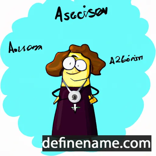 cartoon of the name Assomption