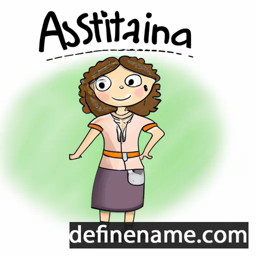 cartoon of the name Assuntina