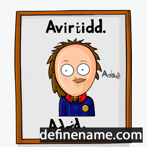 Ásvaldur cartoon